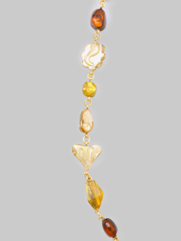 Dominique Denaive Sofiane multibrown necklace