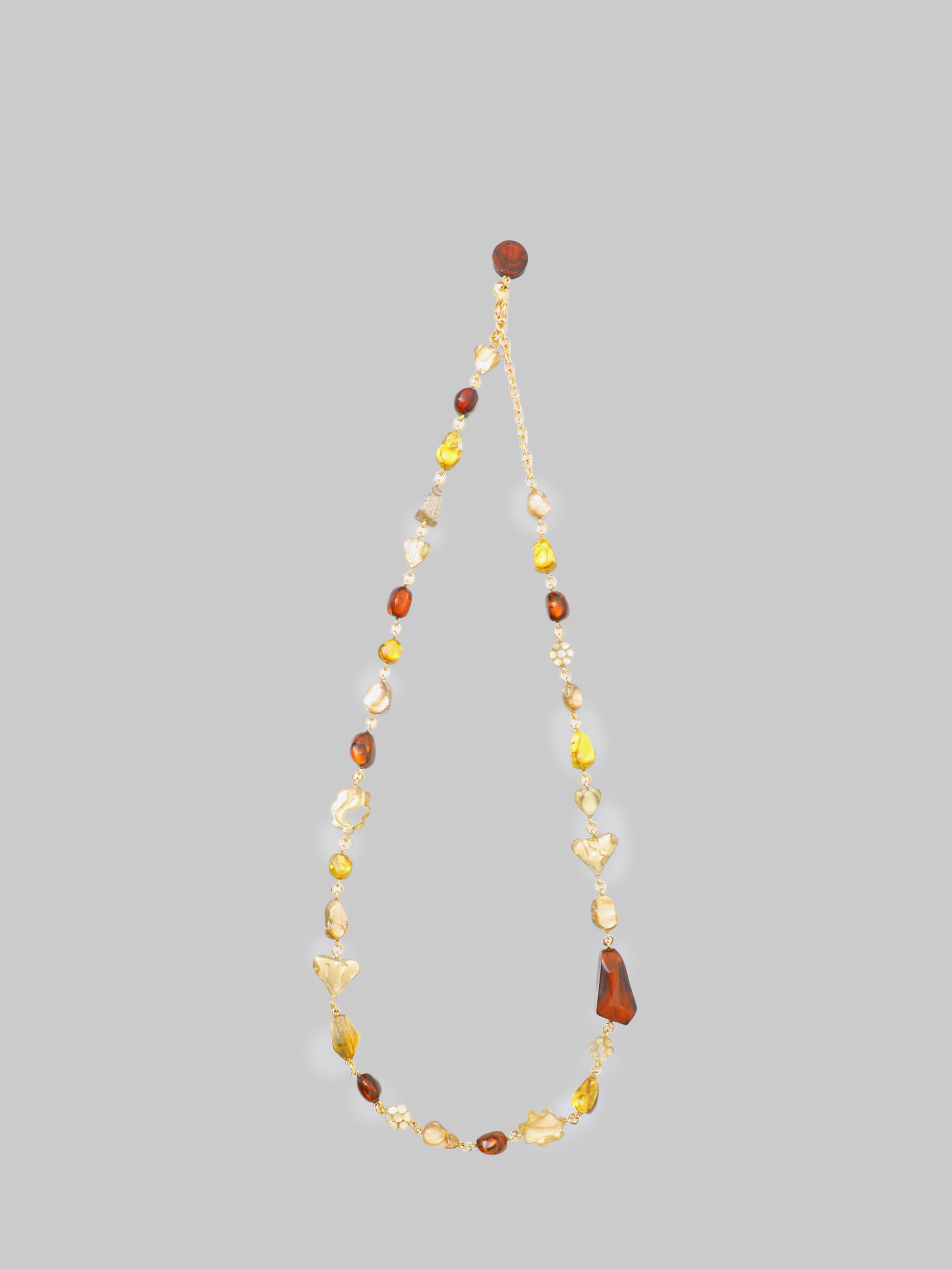 Dominique Denaive Sofiane multibrown necklace