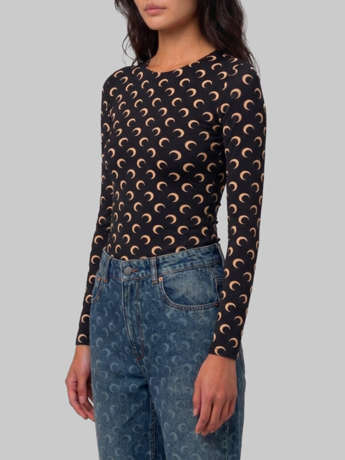 Marine Serre Second skin Moon top