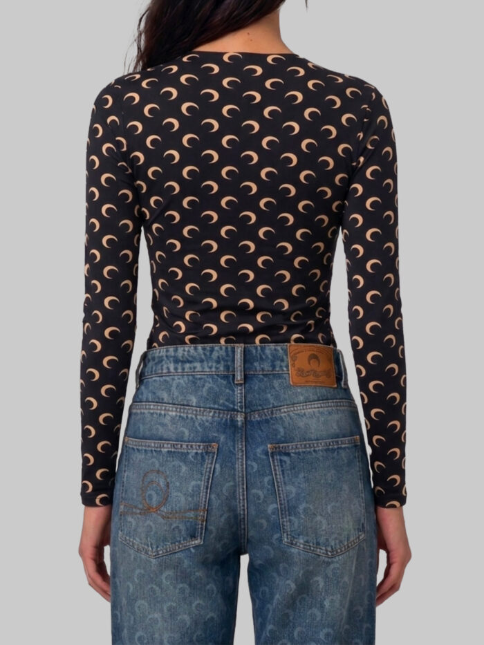 Marine Serre Second skin Moon top