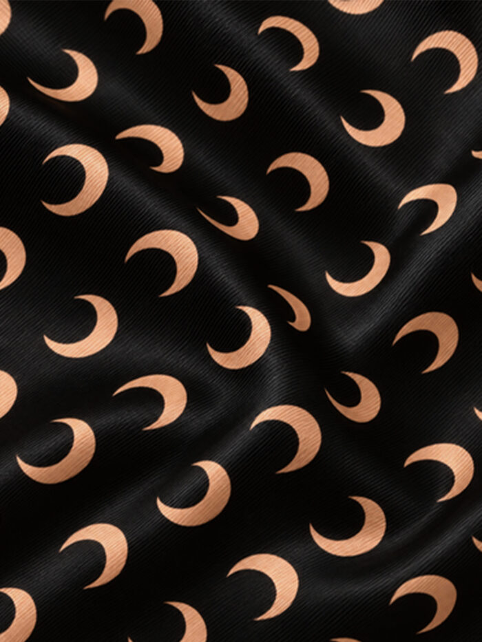 Marine Serre Moon silk scarf