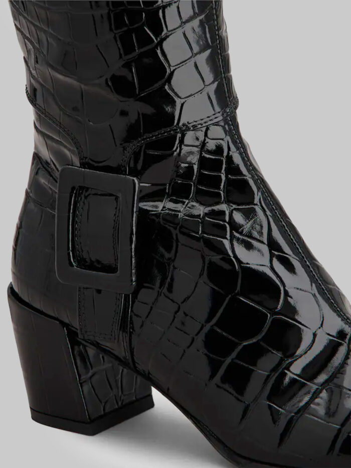 Roger Vivier Choc Cuissard leather boots