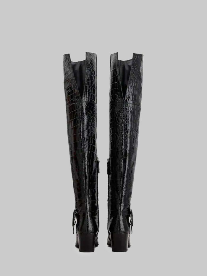 Roger Vivier Choc Cuissard leather boots