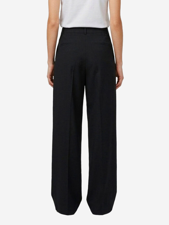 The Frankie Shop Black pleated Ripley pants
