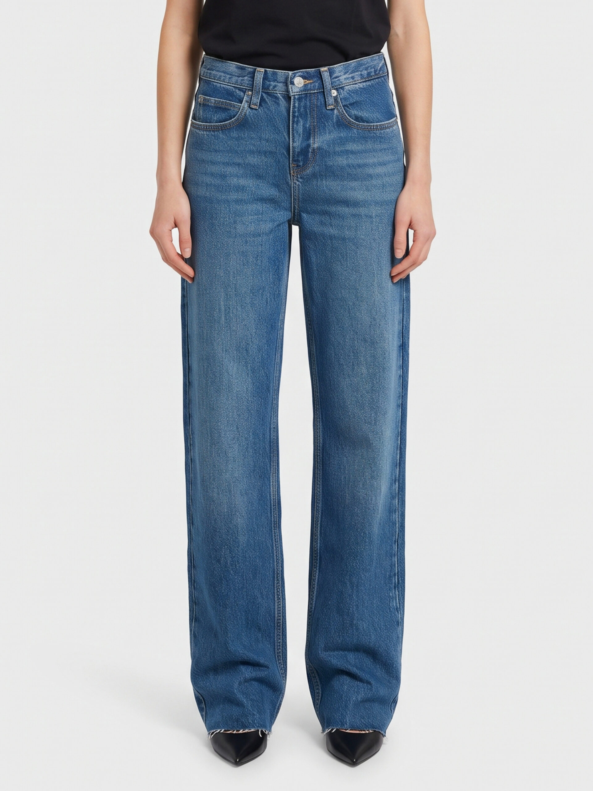 The Frankie Shop Dalston jeans in blue wash