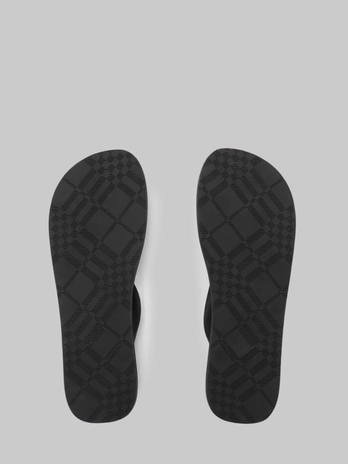 Burberry Haze Check sandals in Iron grey