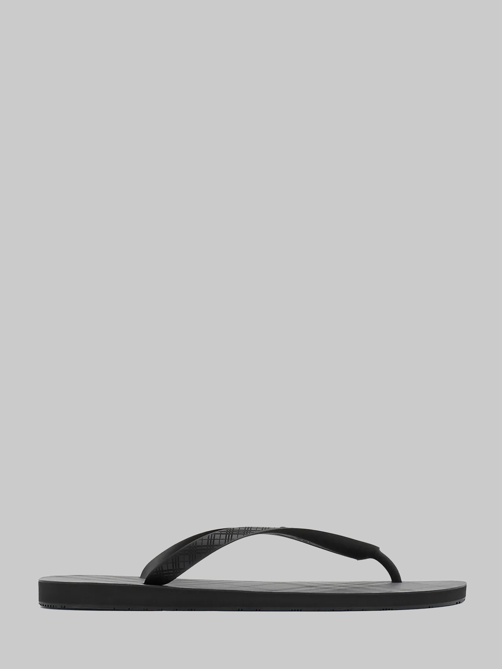 Burberry Haze Check sandals in Iron grey