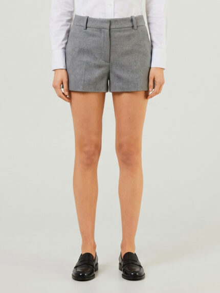 The Frankie Shop Kate mini shorts in grey mélange