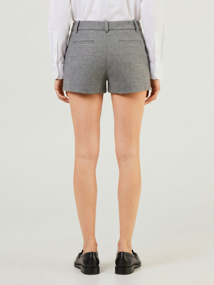 The Frankie Shop Kate mini shorts in grey mélange