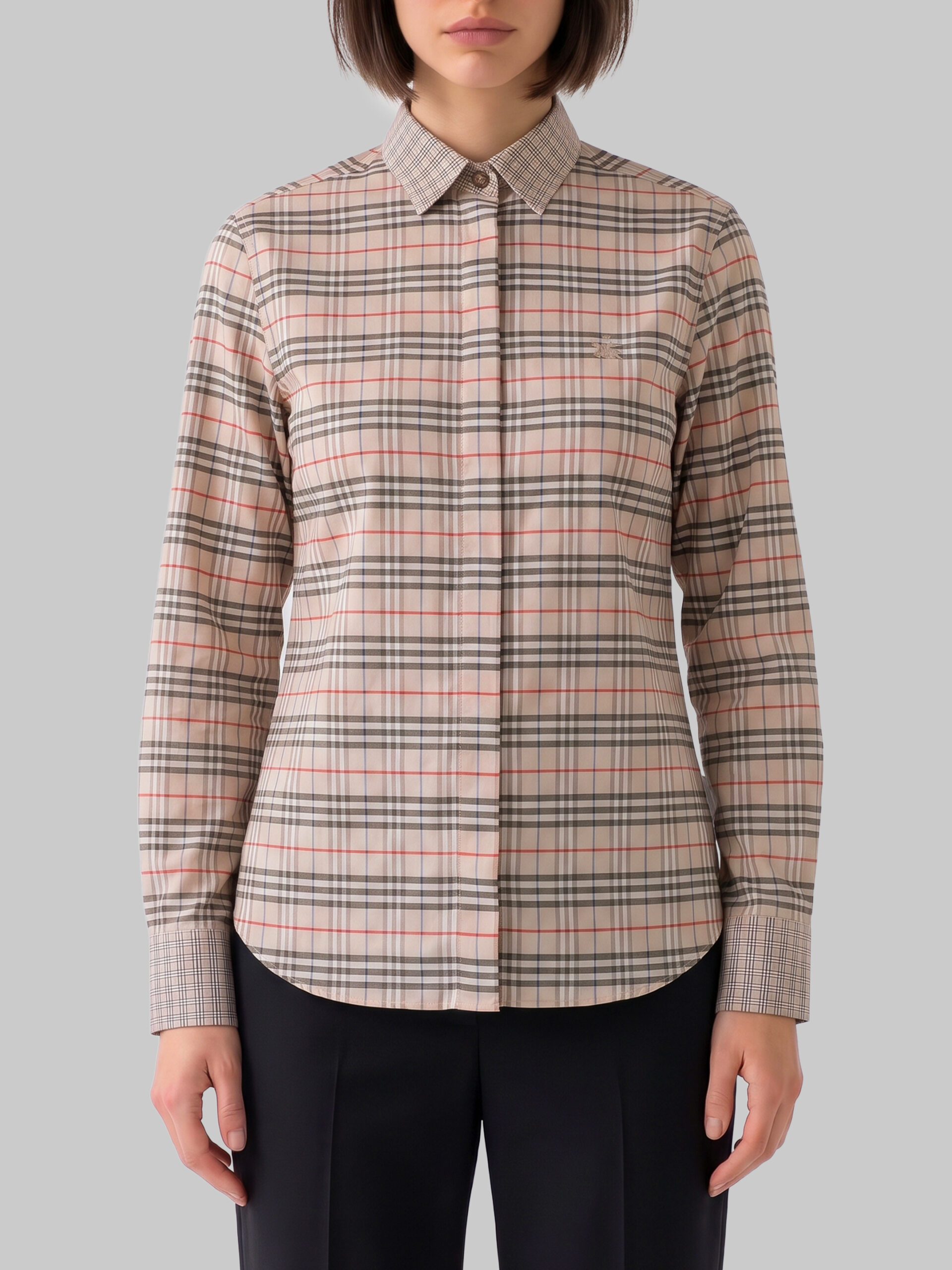 Burberry Sorella shirt in nude beige