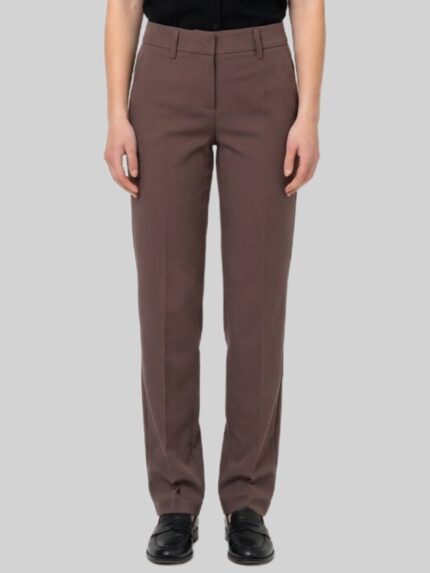 Sutton New York Coffee stretch canvas trousers