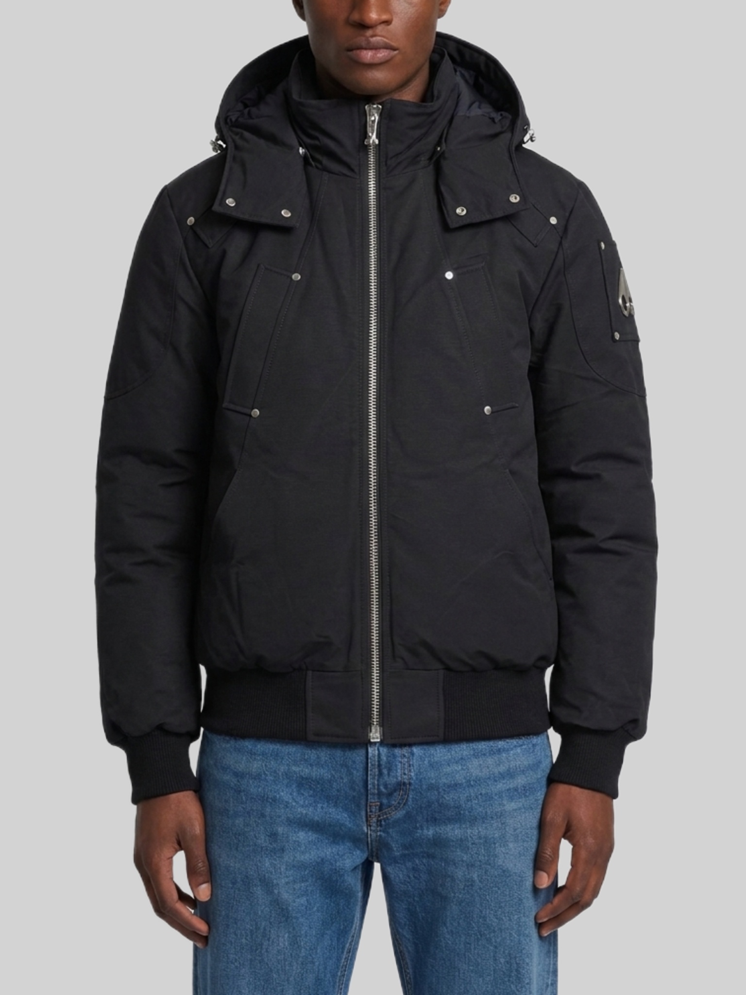 Moose Knuckles Padded Ballistic bomber jacket