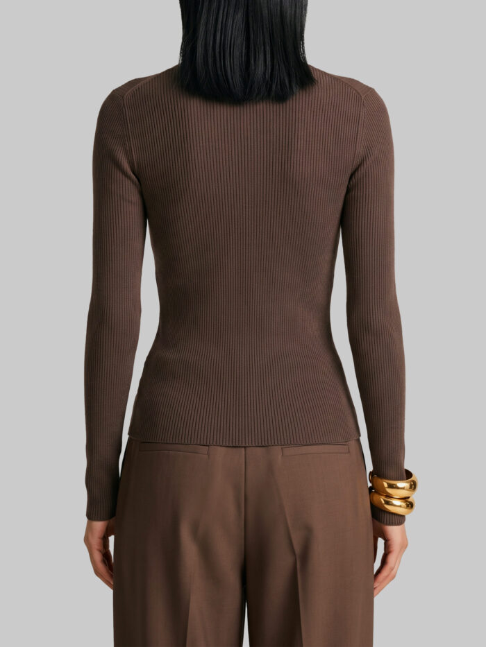 Max Mara Turtleneck in wool yarn