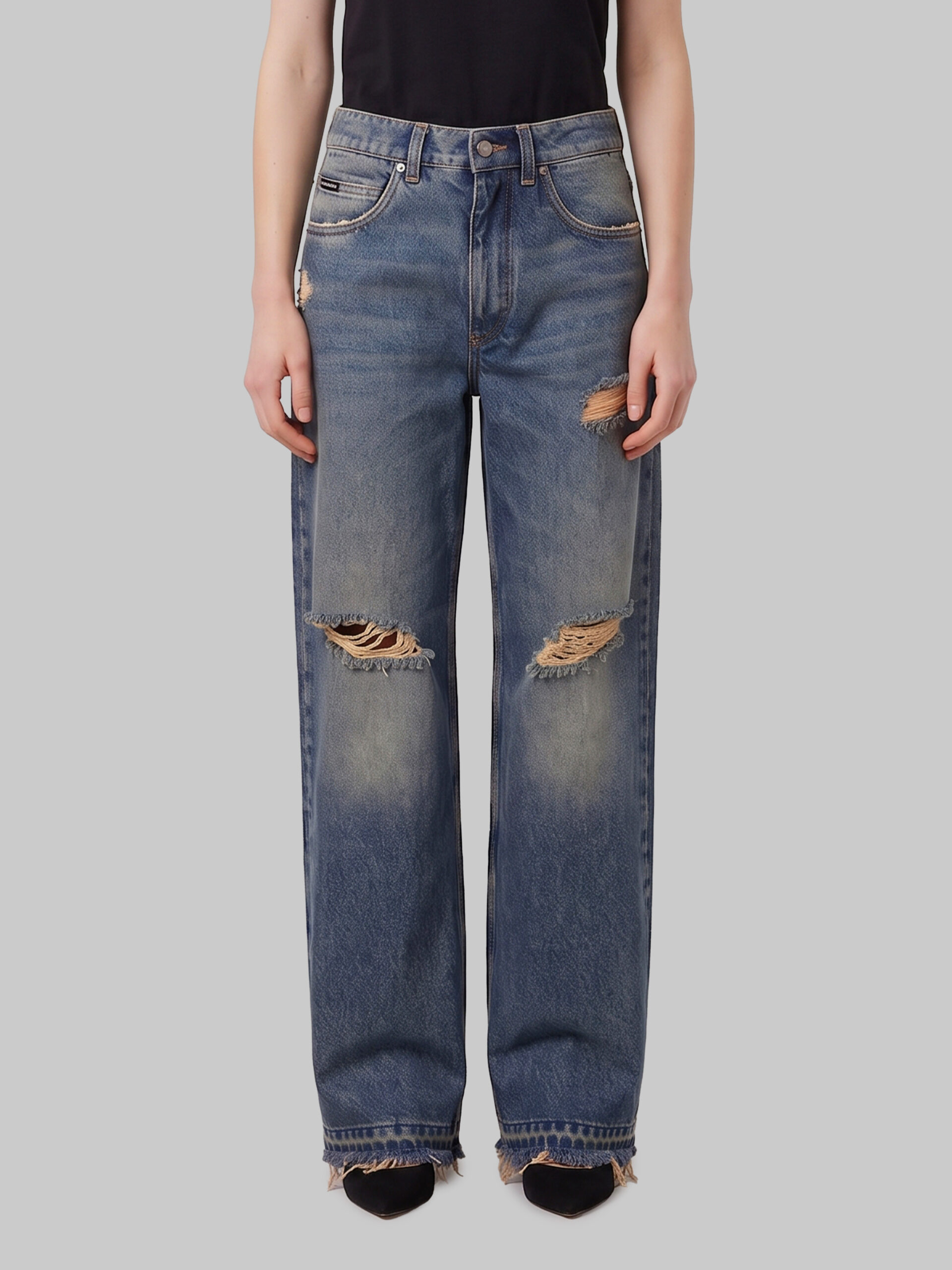Dolce&gabbana 5-pocket denim trousers