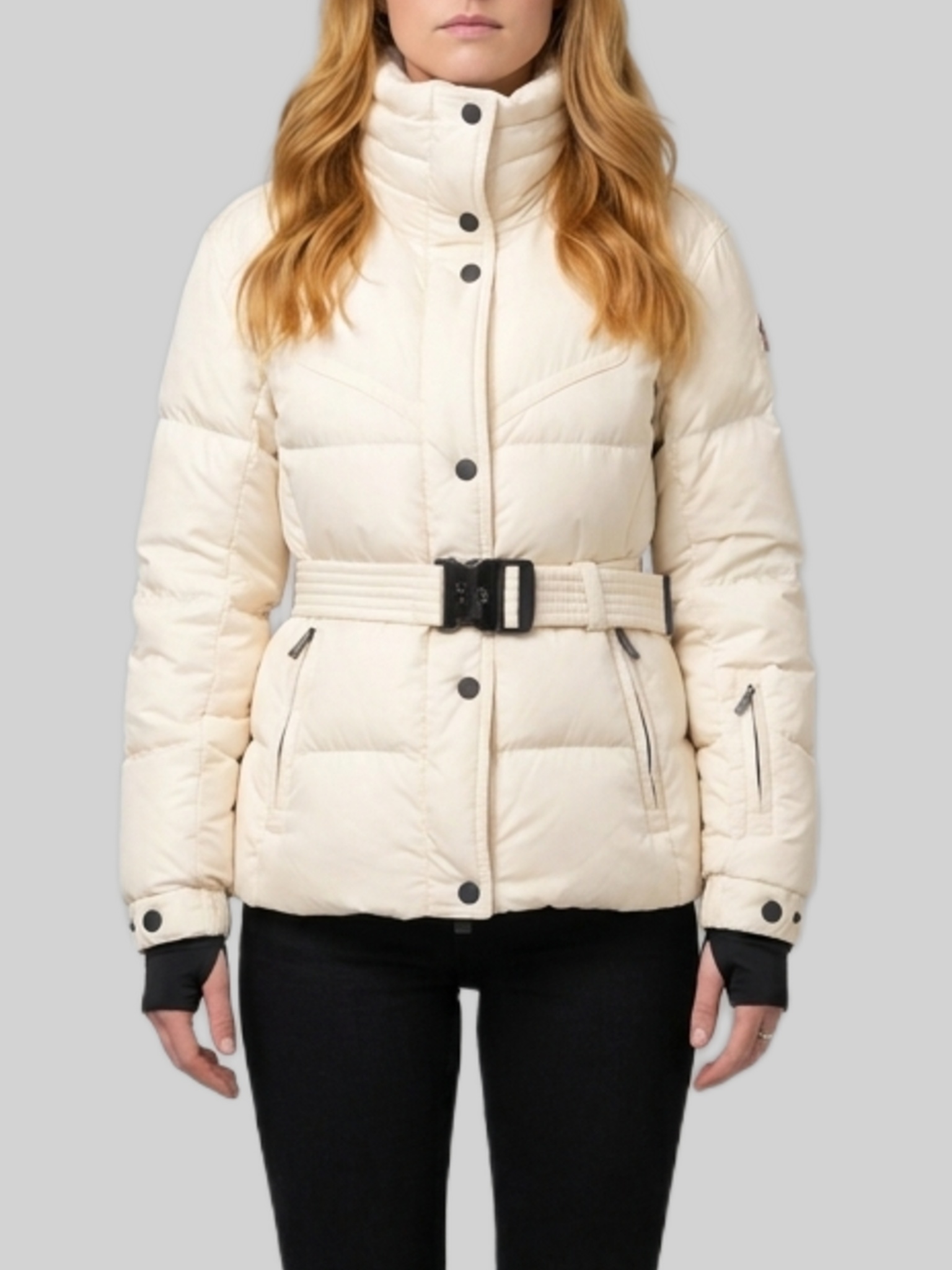 Moncler Grenoble Short down jacket Karashi
