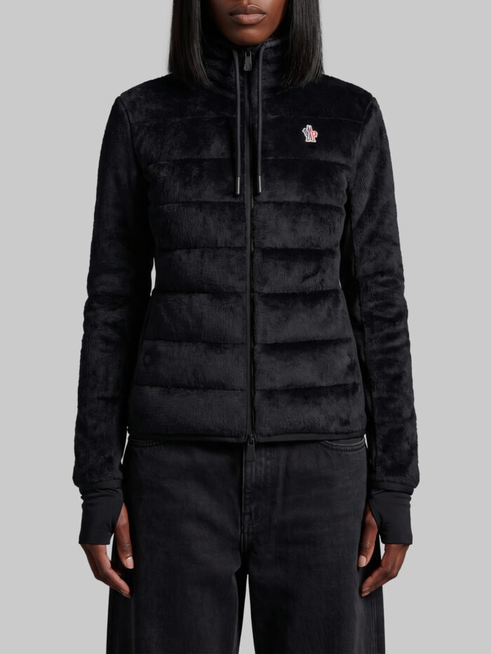 Moncler Grenoble Plush-effect padded sweatshirt