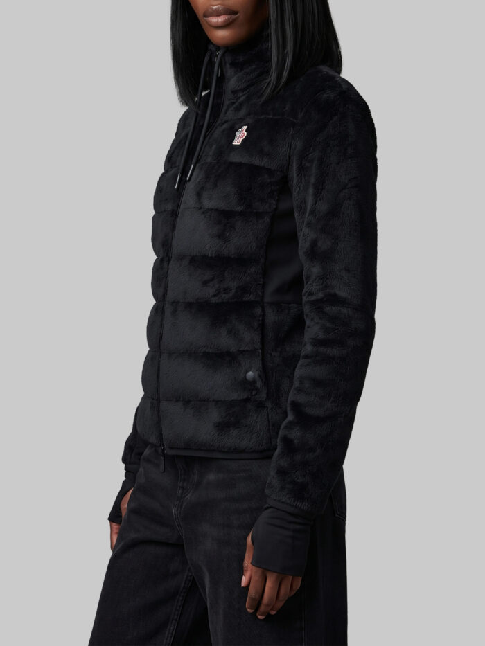 Moncler Grenoble Plush-effect padded sweatshirt