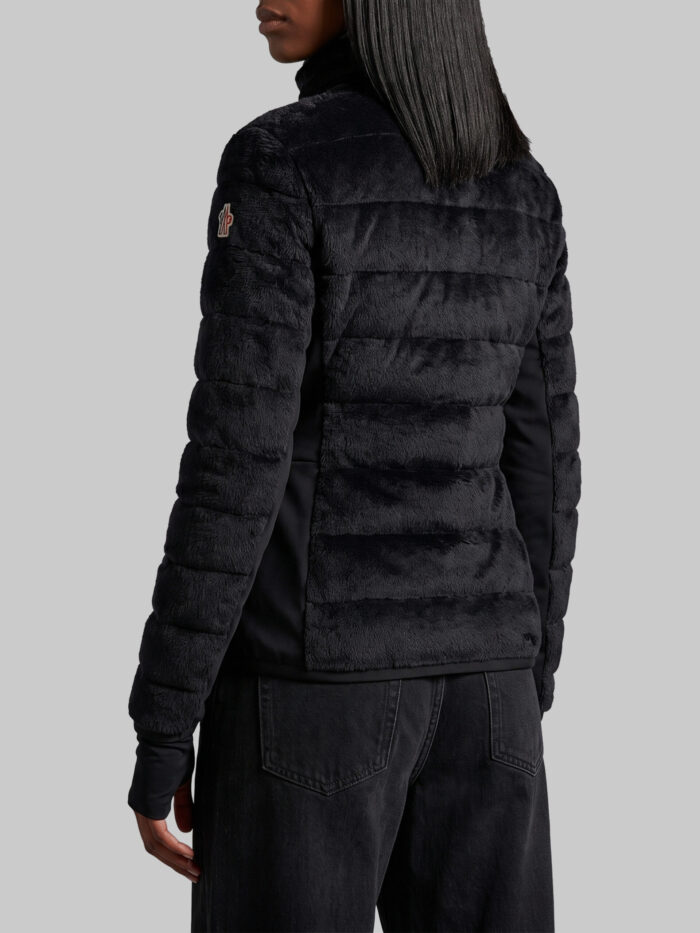 Moncler Grenoble Plush-effect padded sweatshirt