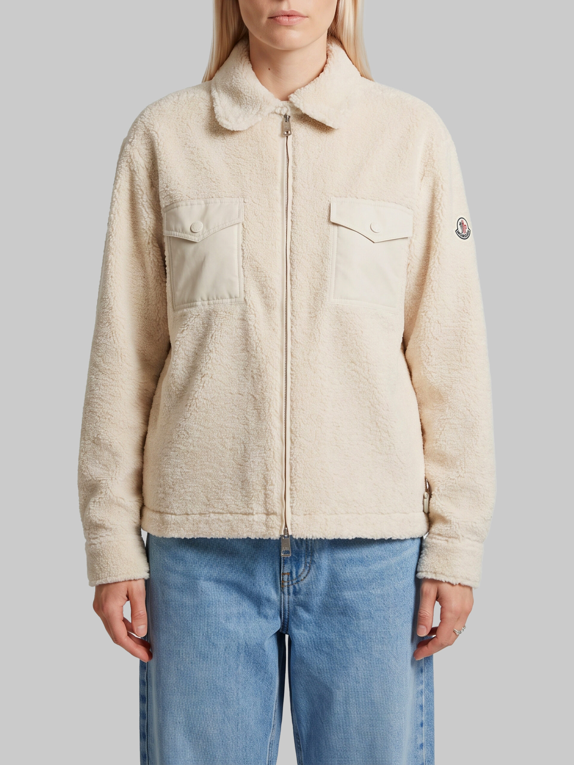Moncler Teddy effect shirt