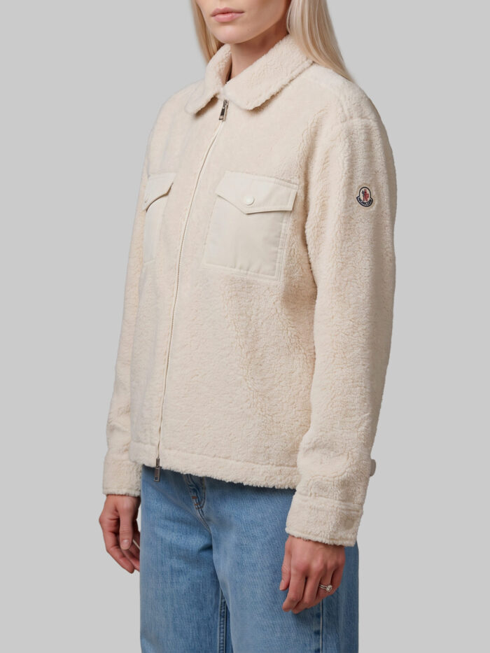 Moncler Teddy effect shirt