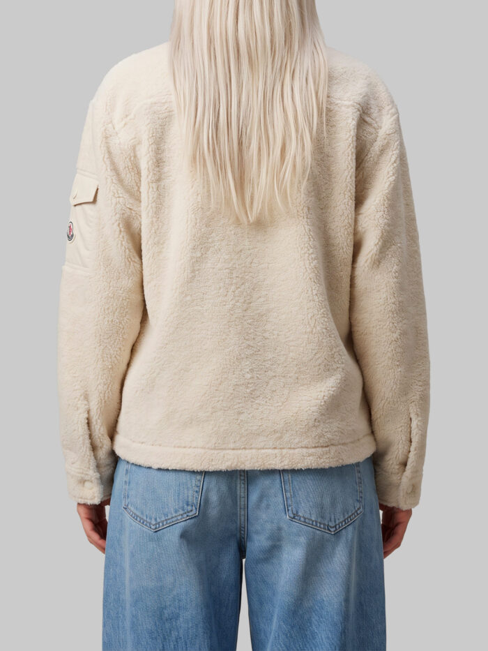 Moncler Teddy effect shirt