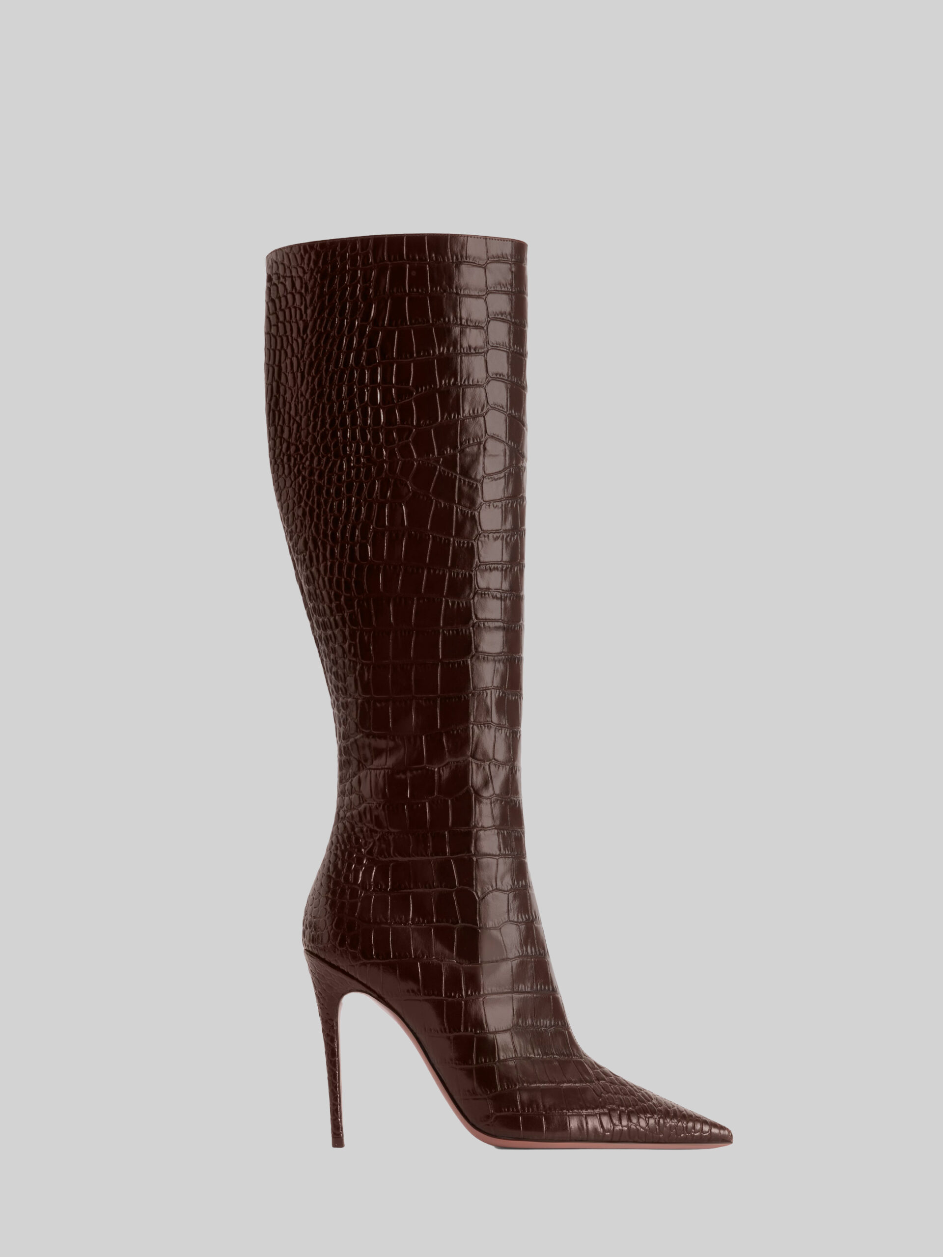 Paris Texas Ebony croco Vera 105 Boot
