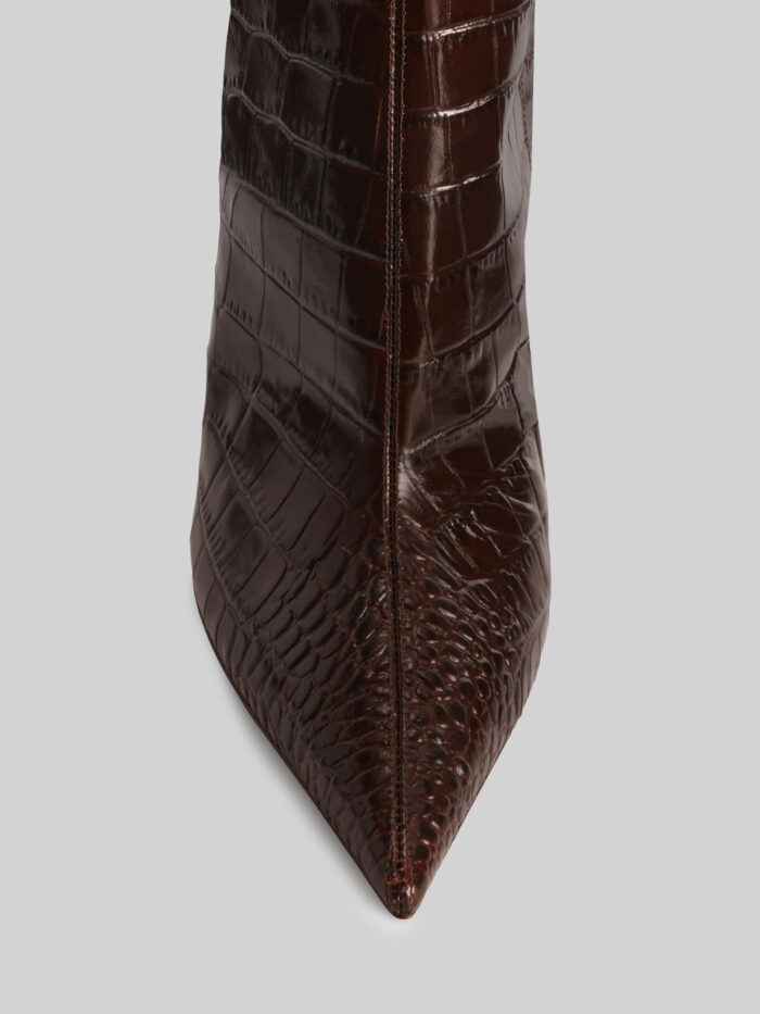 Paris Texas Ebony croco Vera 105 Boot