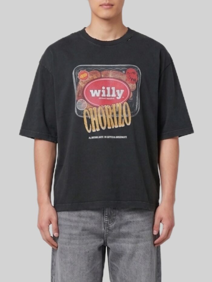 willy chavarria os especial chorizo buffalo tee Willy Chavarria OS Especial Chorizo Buffalo Tee