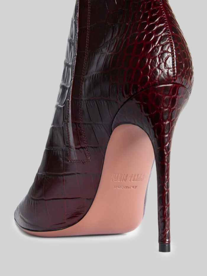 Paris Texas Vera 105 Rouge Noir ankle boots