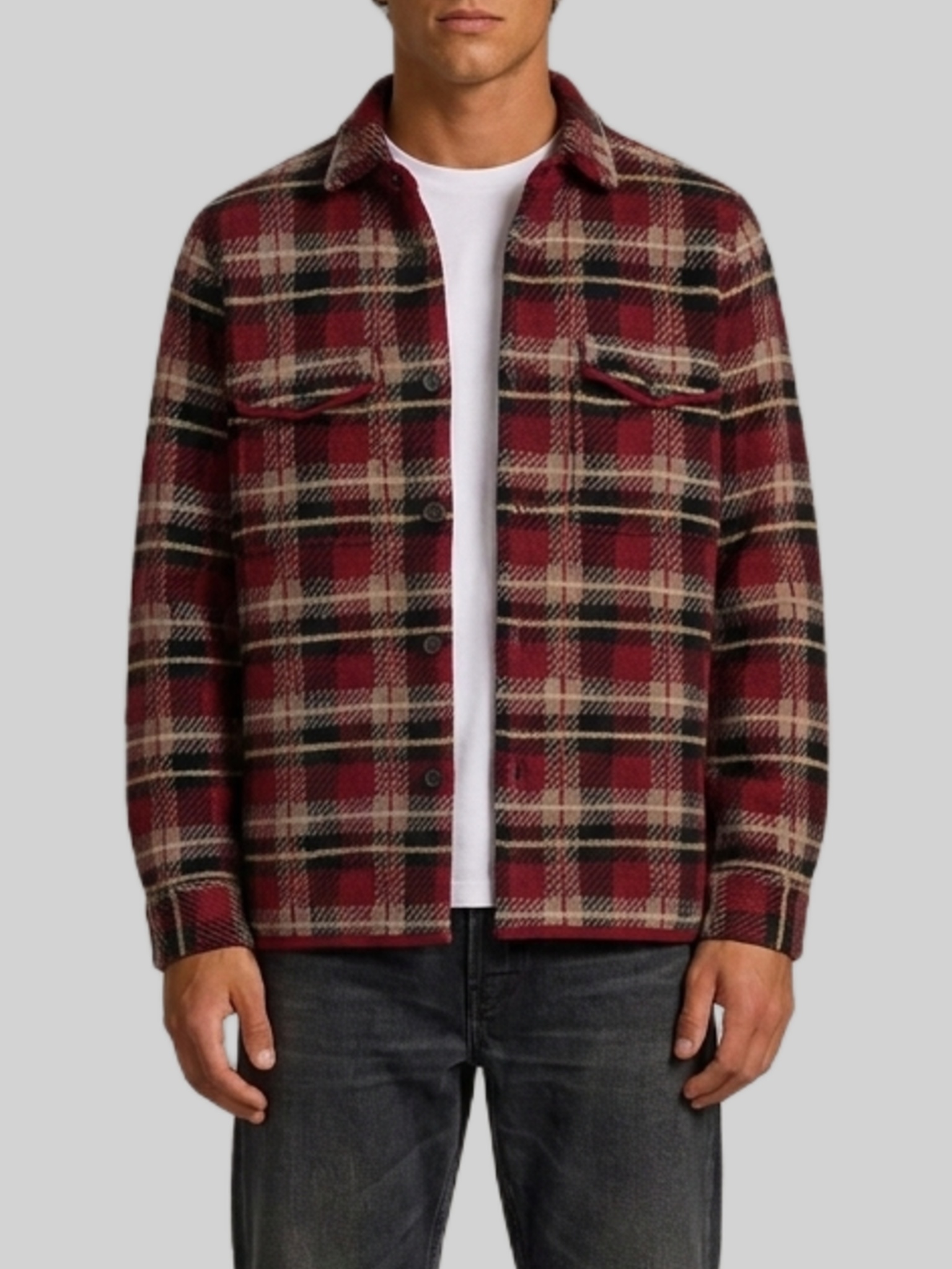 Guest In Residence Plaid work shirt