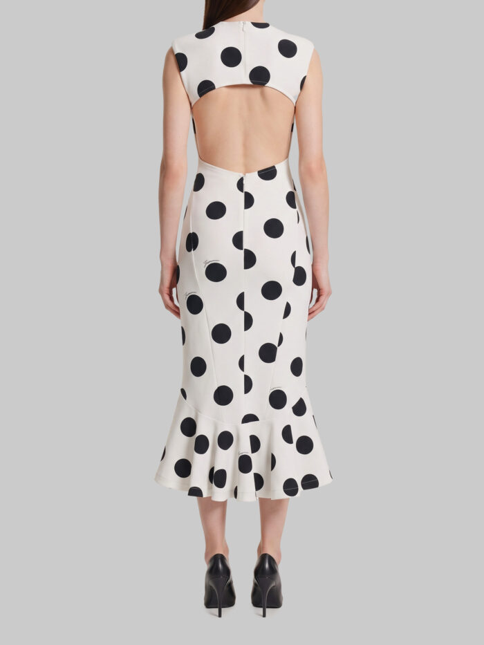 Jacquemus Palmier polka-dot midi dress