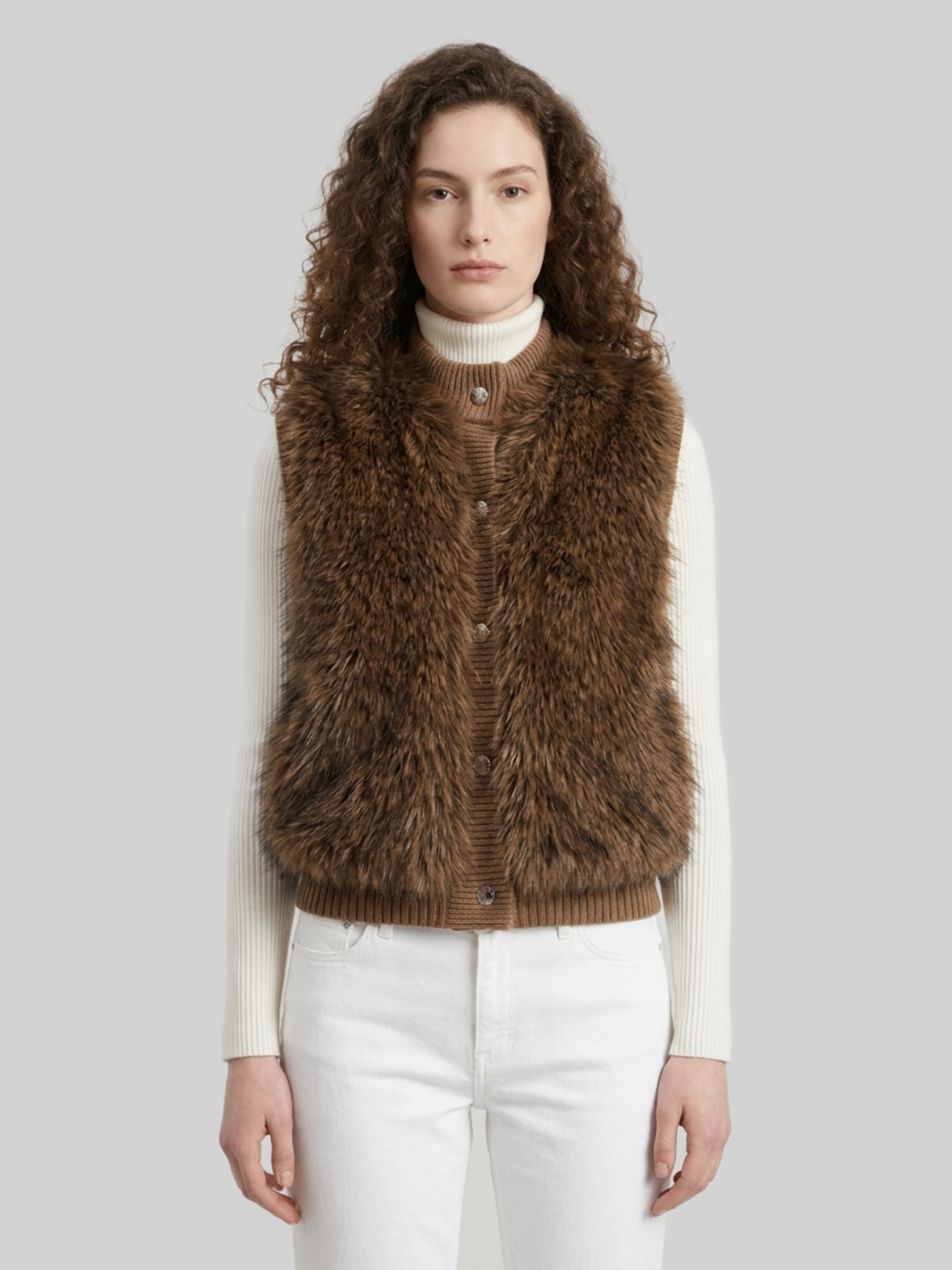 Moncler Padded wool vest