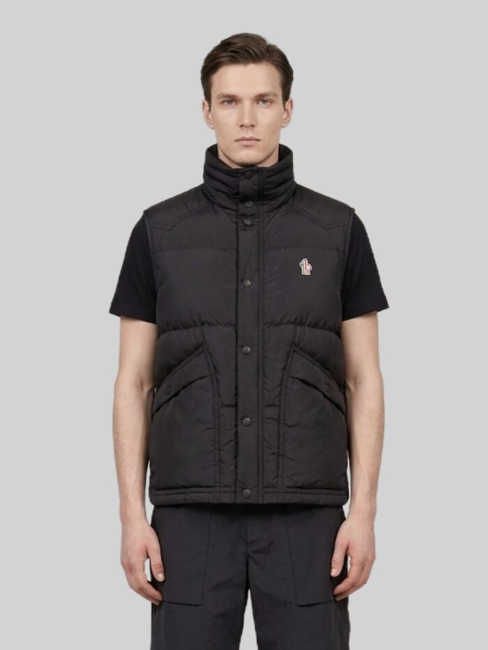 moncler grenoble evans feather padded vest Moncler Grenoble Evans feather-padded vest