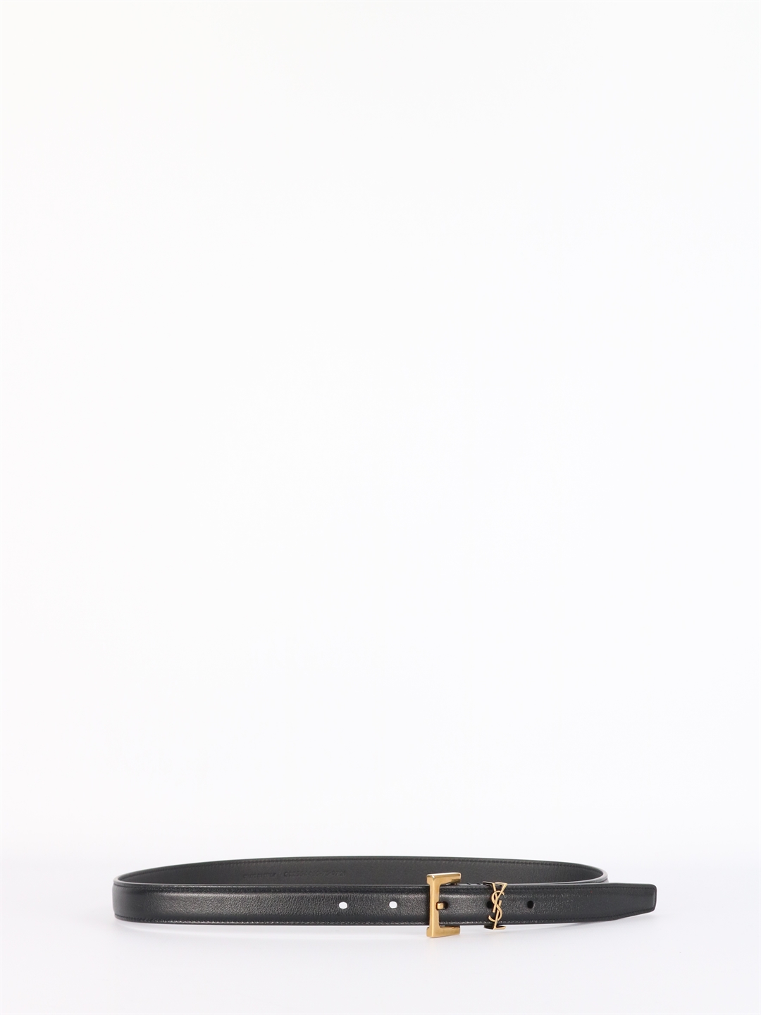 Saint Laurent Cassandre thin belt