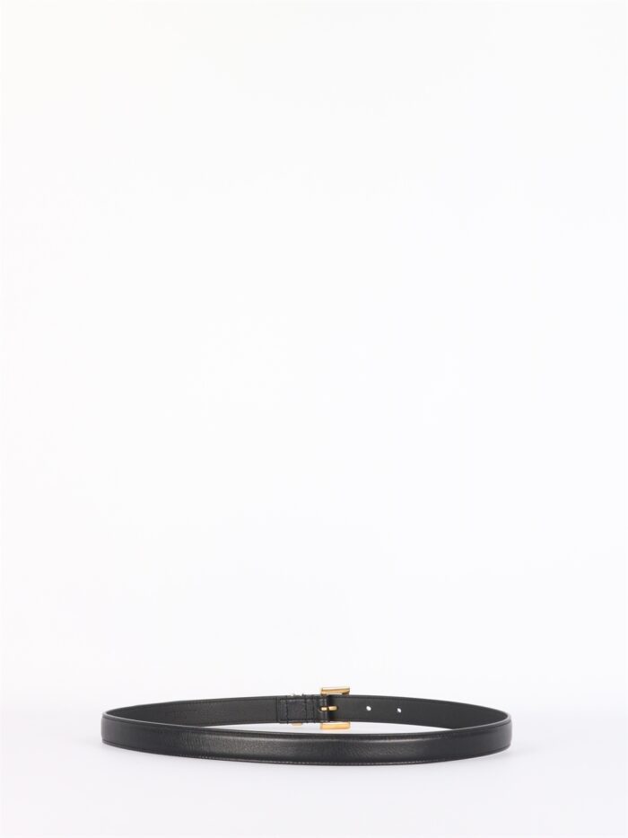 Saint Laurent Cassandre thin belt
