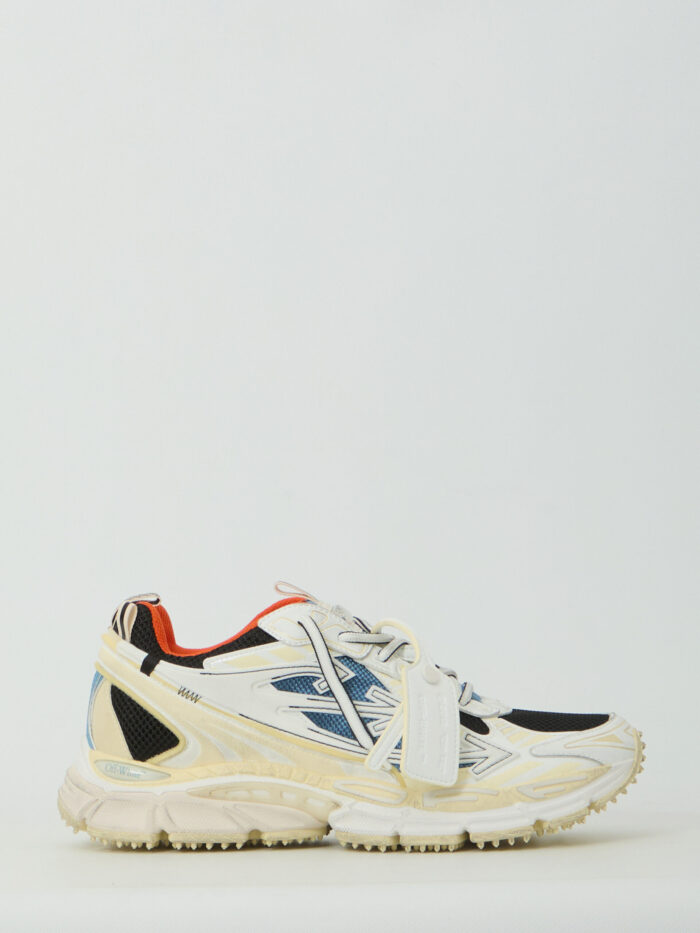 Off White Be Right Back worn-out sneakers