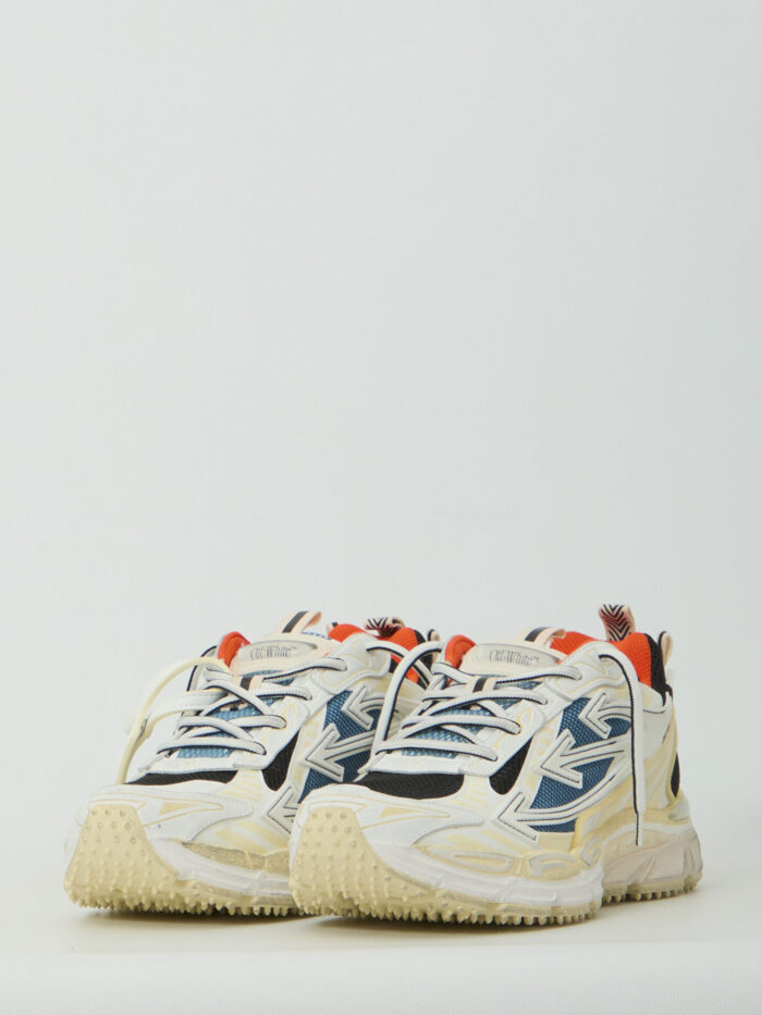 Off White Be Right Back worn-out sneakers