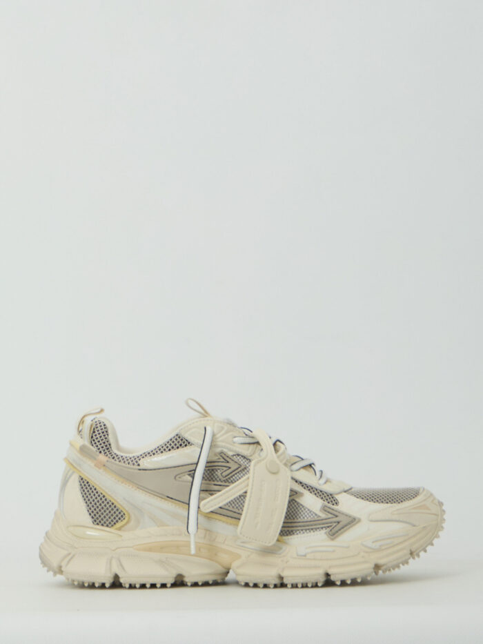 Off White Be Right Back worn-out sneakers