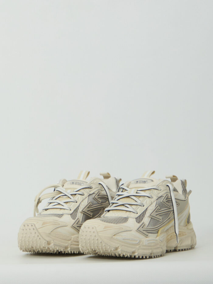 Off White Be Right Back worn-out sneakers