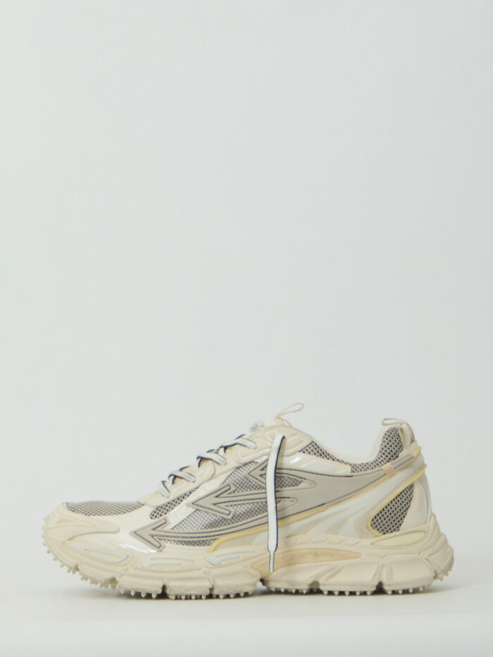 Off White Be Right Back worn-out sneakers