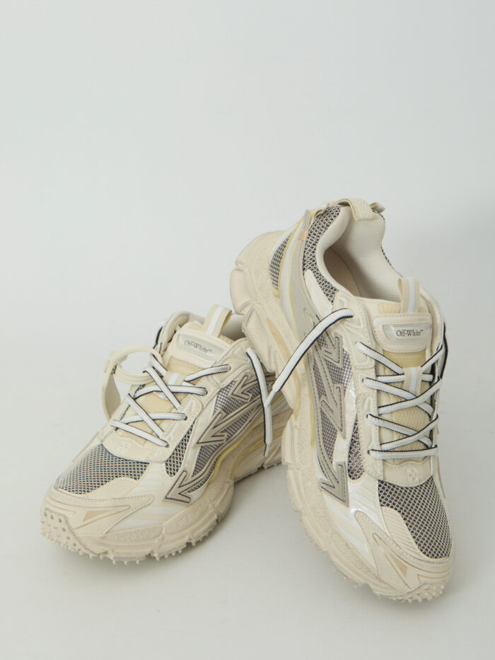 Off White Be Right Back worn-out sneakers