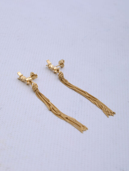 Saint Laurent Cassandre tassel earrings