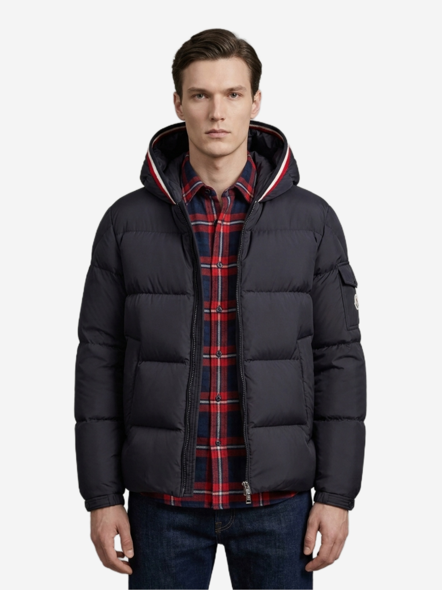Moncler Short Lacfroid down jacket
