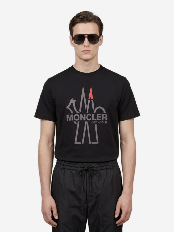 moncler grenoble cotton t shirt with logo Moncler Grenoble Cotton T-shirt with logo