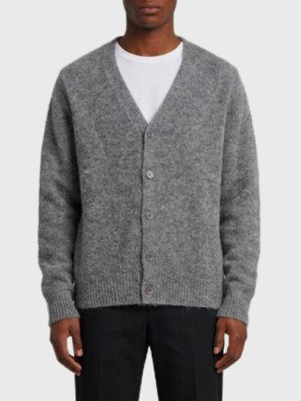 Ami Paris Cardigan Ami de Coeur in alpaca