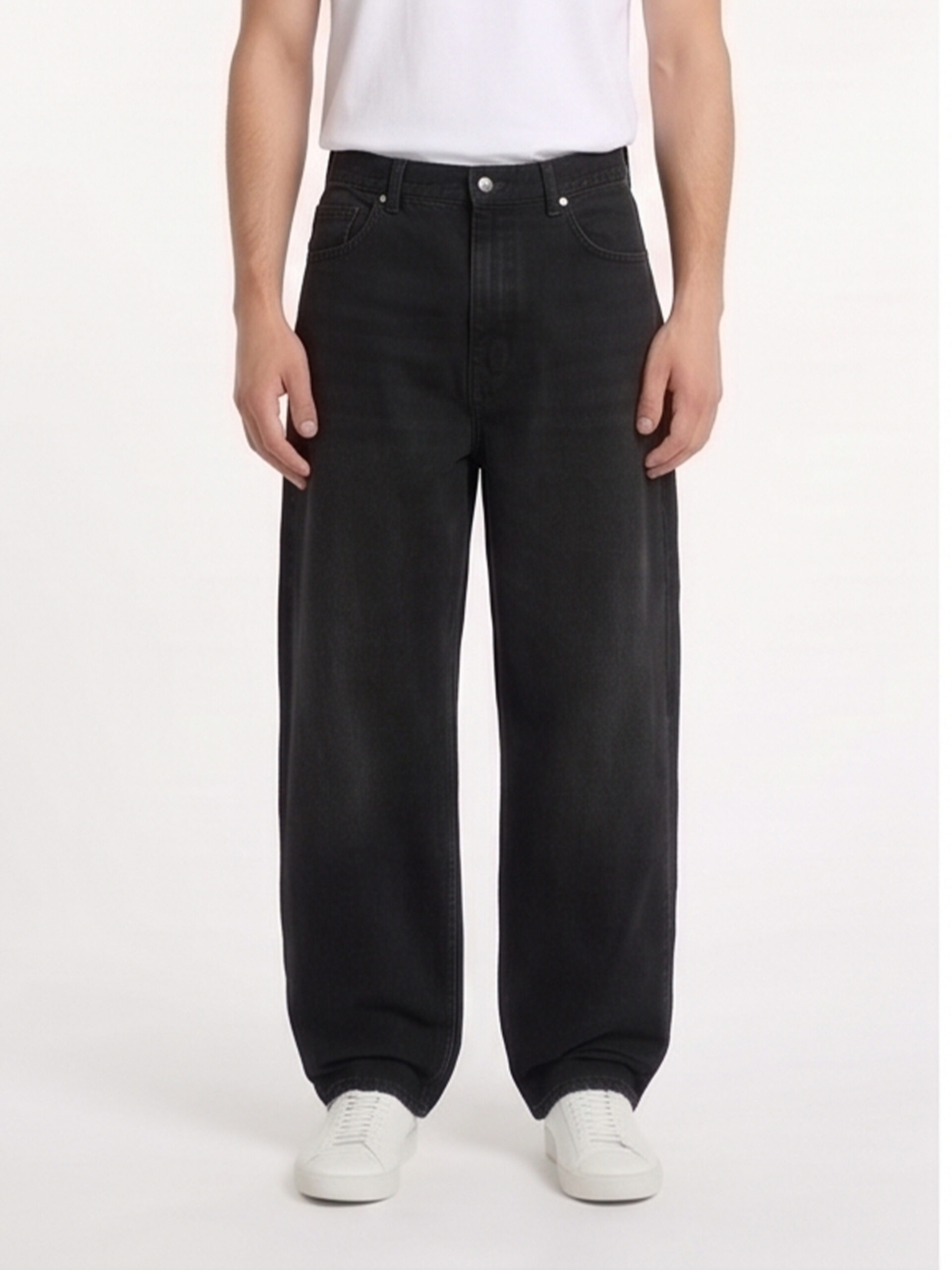 Stone Island Black Denim jeans straight fit