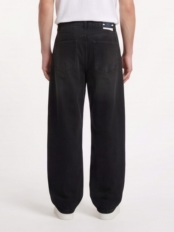 Stone Island Black Denim jeans straight fit