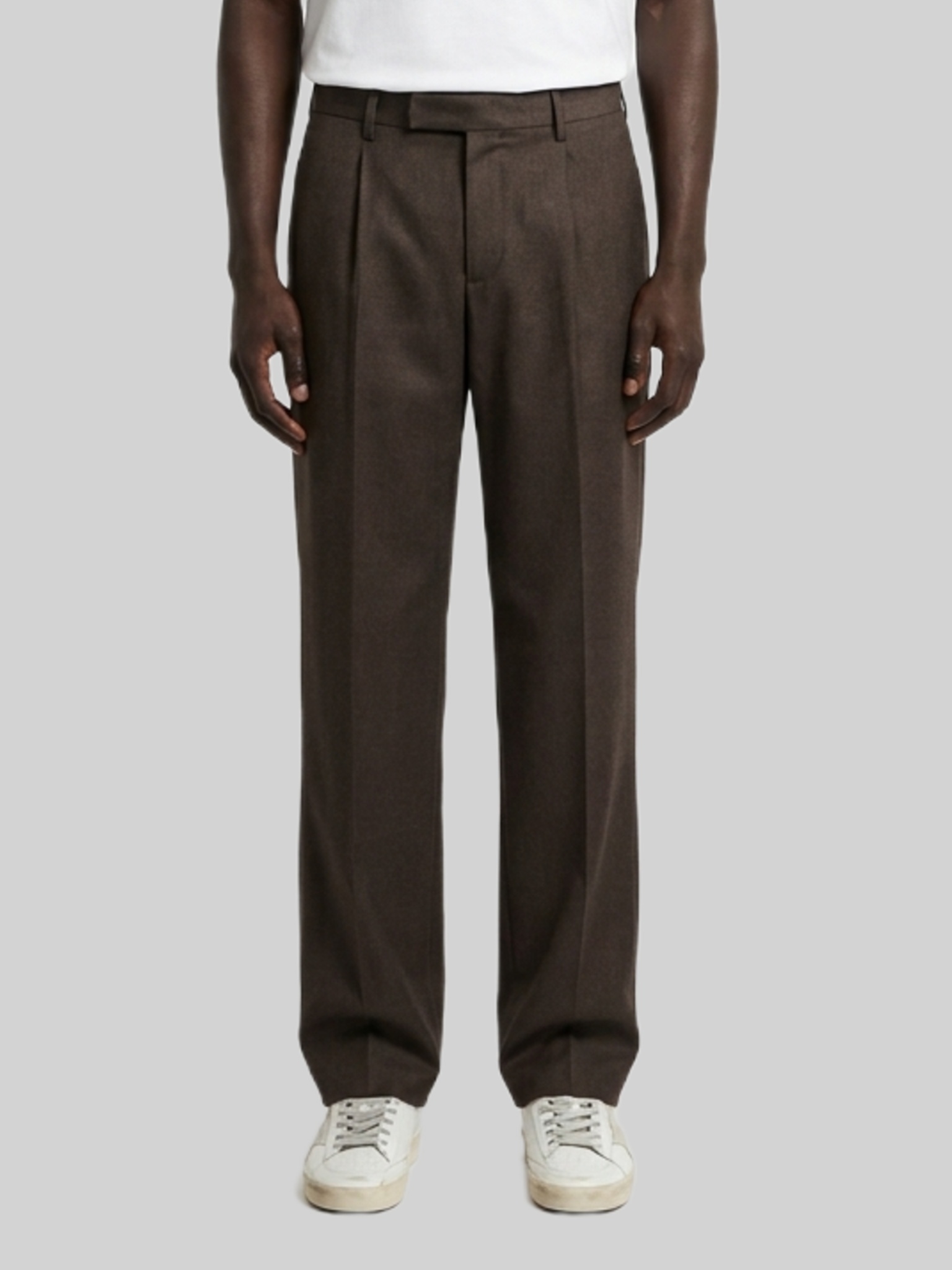 Pt Torino Samuel trousers in wool drill