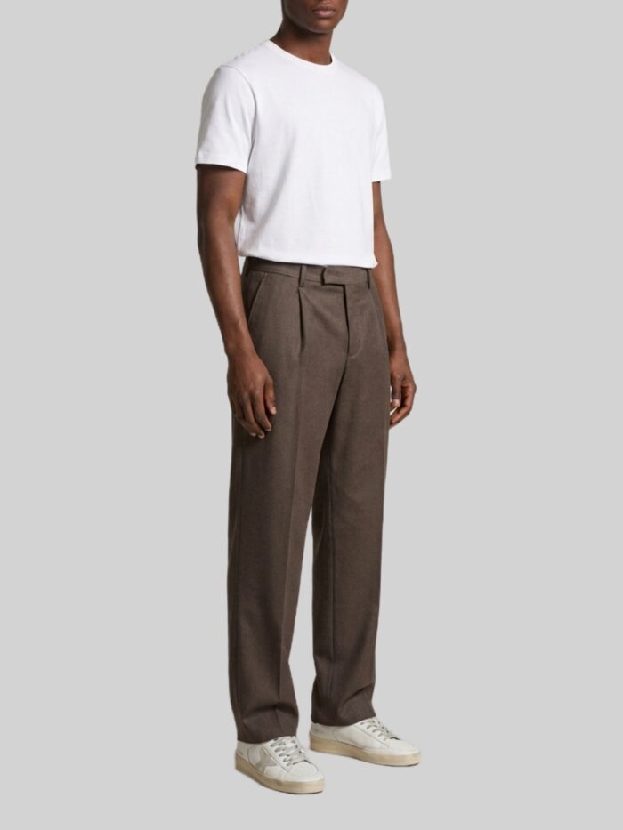 Pt Torino Samuel trousers in wool drill