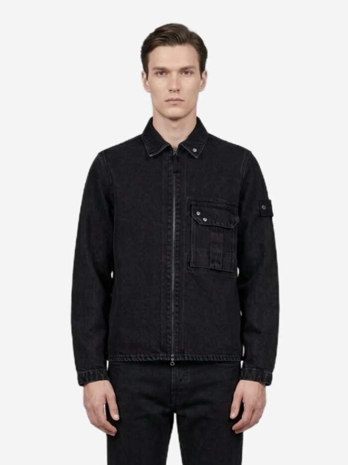 Stone Island Black Denim overshirt